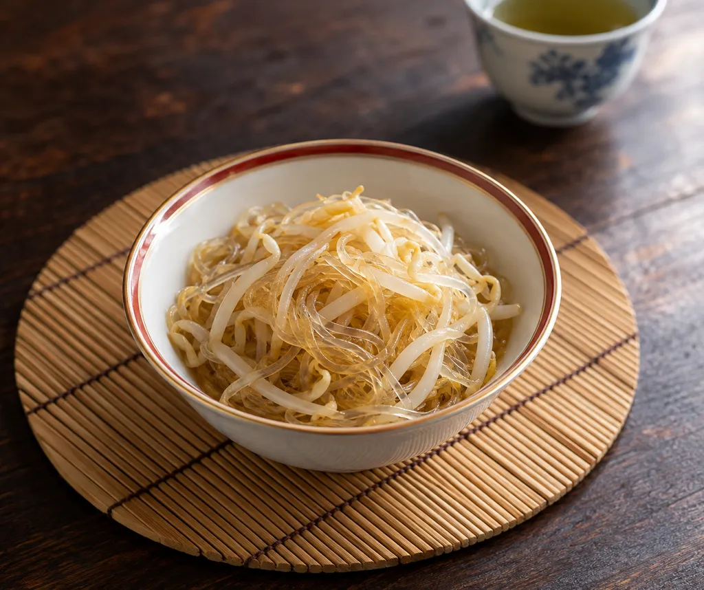 春雨ともやしの中華サラダの完成イメージ