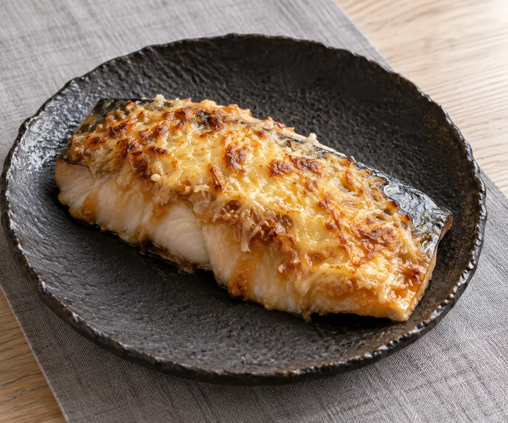 さわらの味噌チーズ焼きの完成イメージ