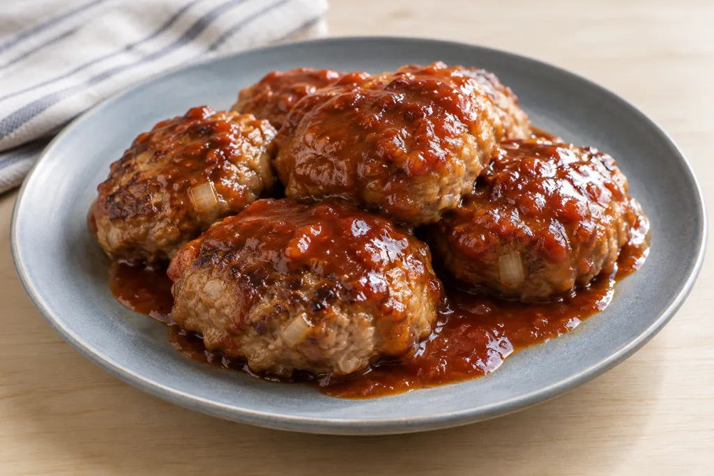 時短合いびき肉と玉ねぎの洋風肉だんごの完成イメージ