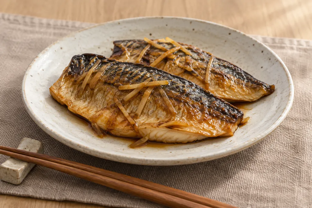 あじのしょうが醤油焼きの完成イメージ