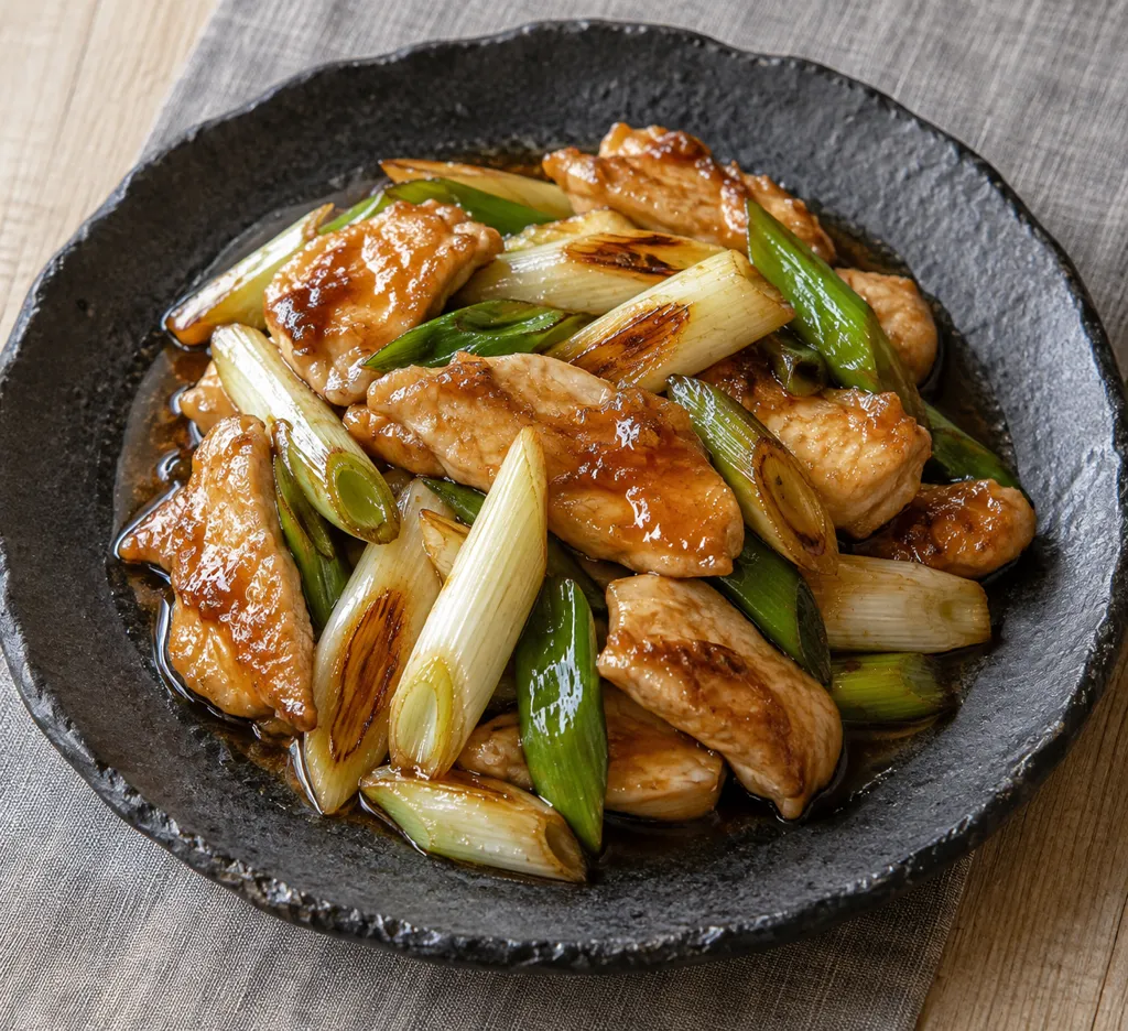 鶏むね肉とねぎの香ばし南蛮の完成イメージ