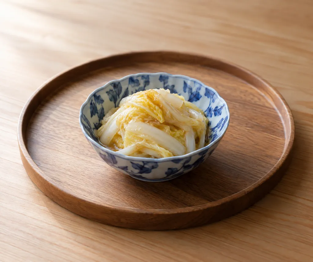 白菜のごま酢和えの完成イメージ