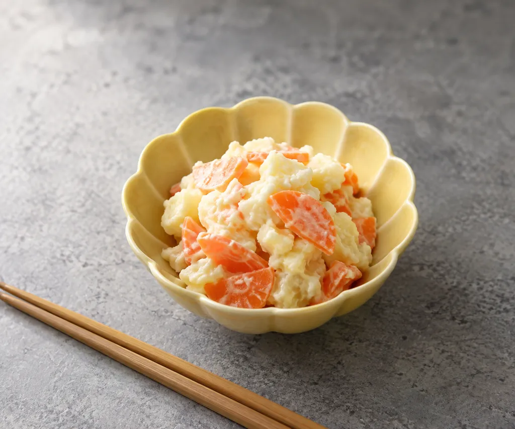 にんじんの中華ポテトサラダの完成イメージ
