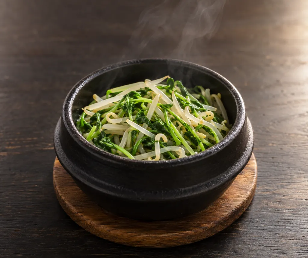 豆苗ともやしのナンプラー炒めの完成イメージ