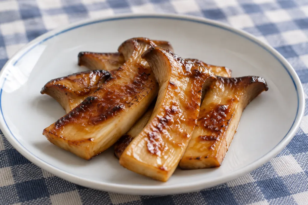 エリンギの田楽焼きの完成イメージ