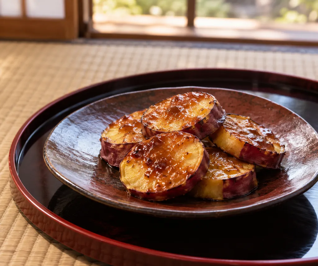 さつまいもとほの甘味噌の田楽焼きの完成イメージ