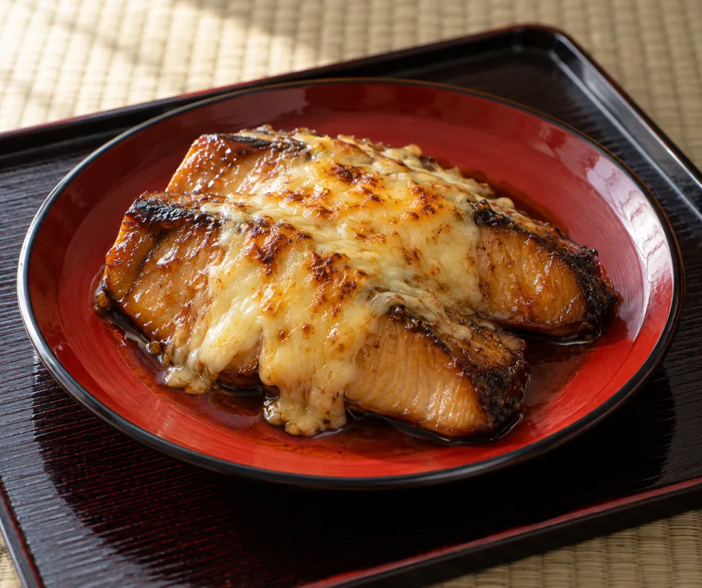 ぶりの醤油チーズ焼きの完成イメージ