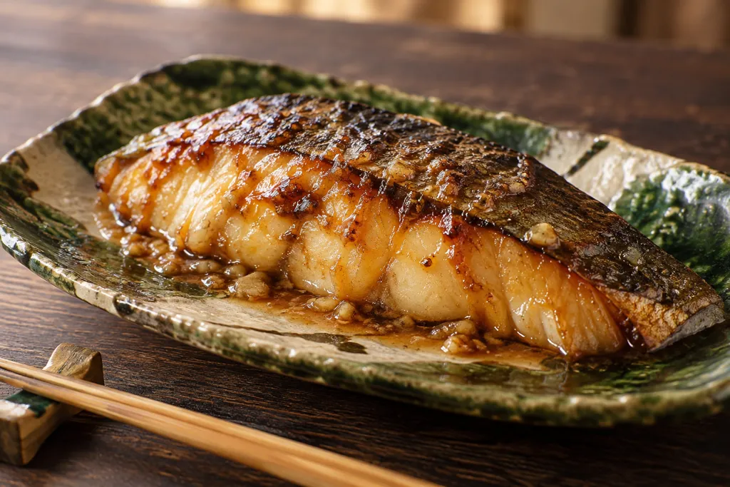 ほっけのにんにく味噌焼きの完成イメージ