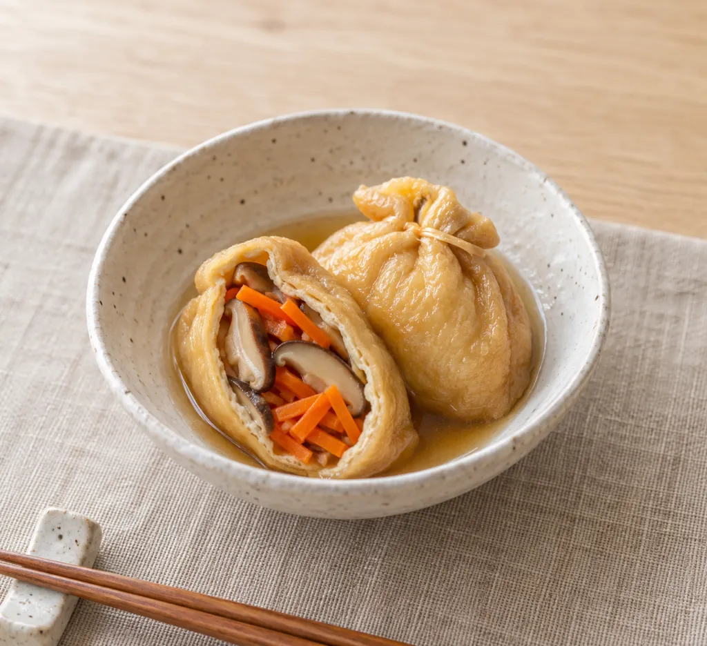 にんじんとしいたけの袋煮の完成イメージ
