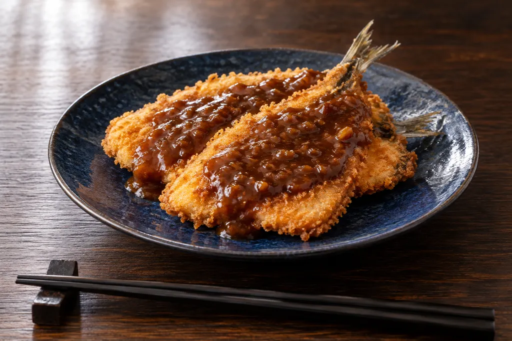 いわしのフライ にんにく味噌添えの完成イメージ