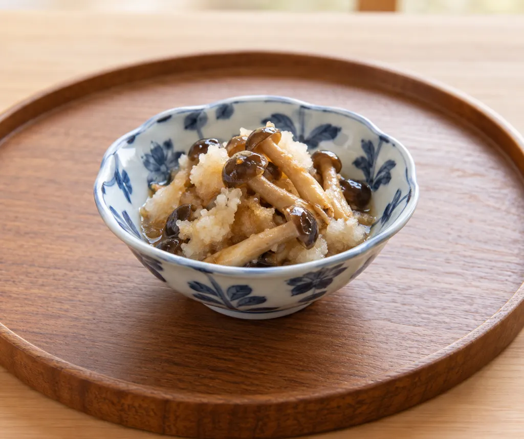 しめじと大根の焼きおろし和えの完成イメージ