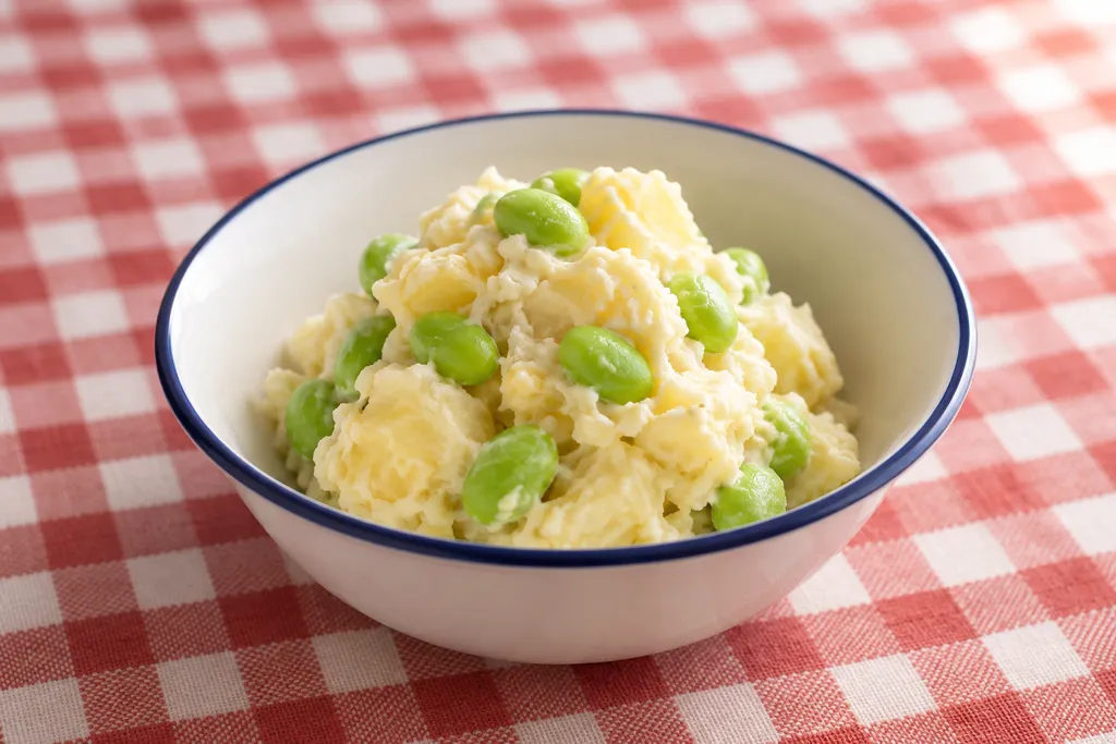 枝豆のポテトサラダの完成イメージ