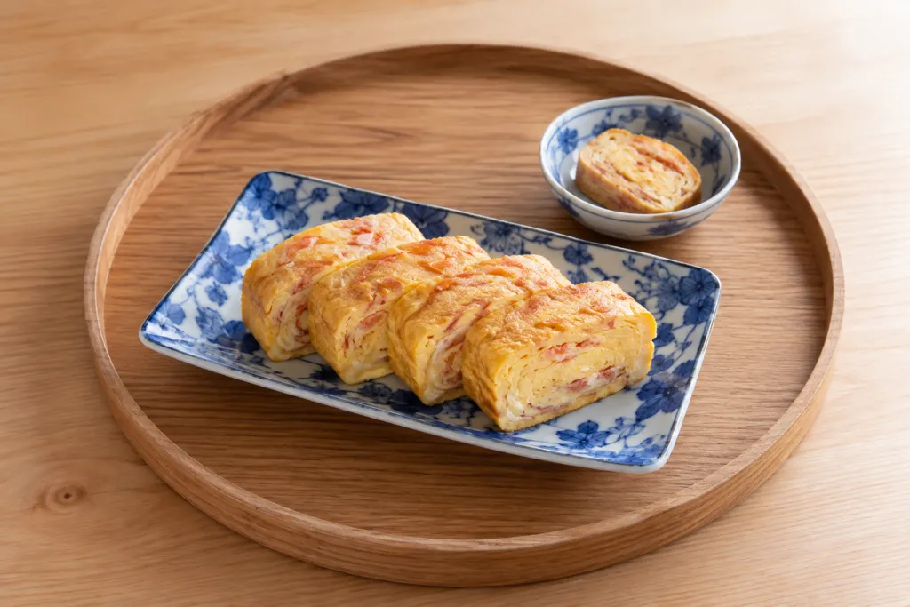 桜えび入り厚焼き卵の完成イメージ