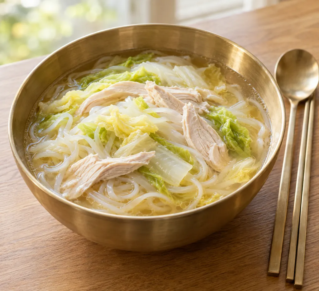 鶏むね肉と白菜のフォーの完成イメージ