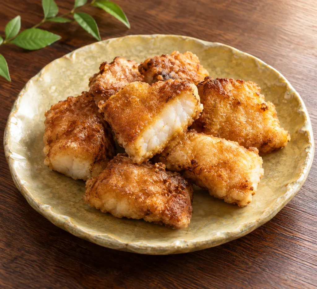 めかじきのしょうが醤油から揚げの完成イメージ