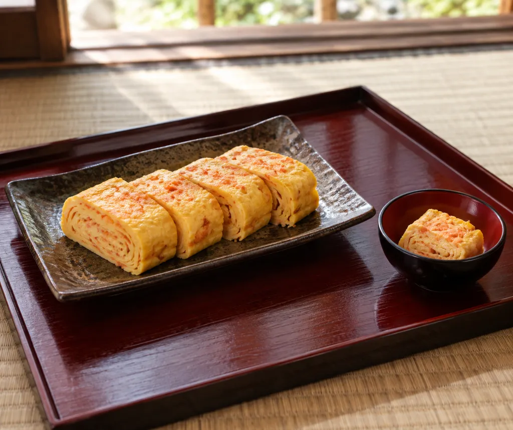 鮭フレーク入り厚焼き卵の完成イメージ