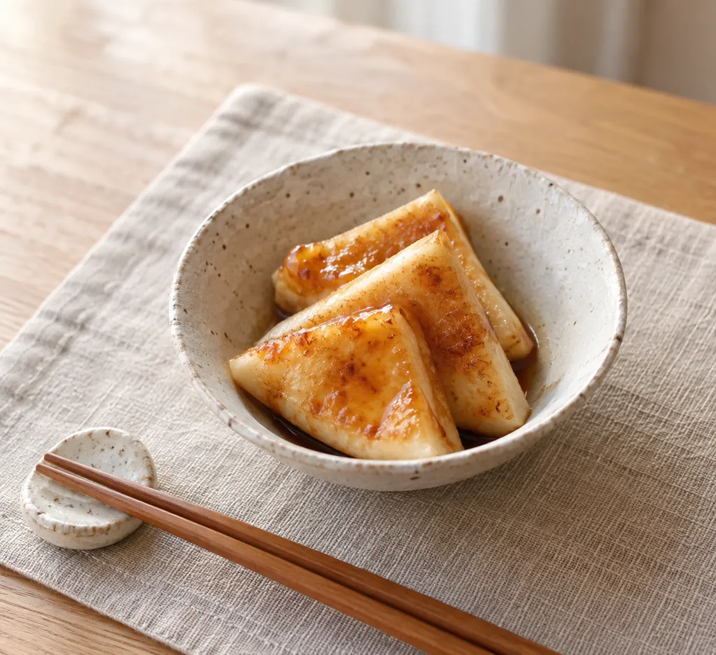 はんぺんの甘辛焼きの完成イメージ