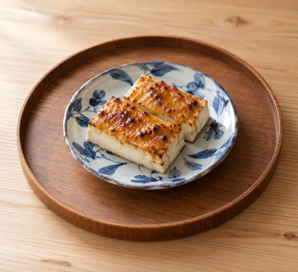 豆腐の味噌マヨ田楽焼きの完成イメージ