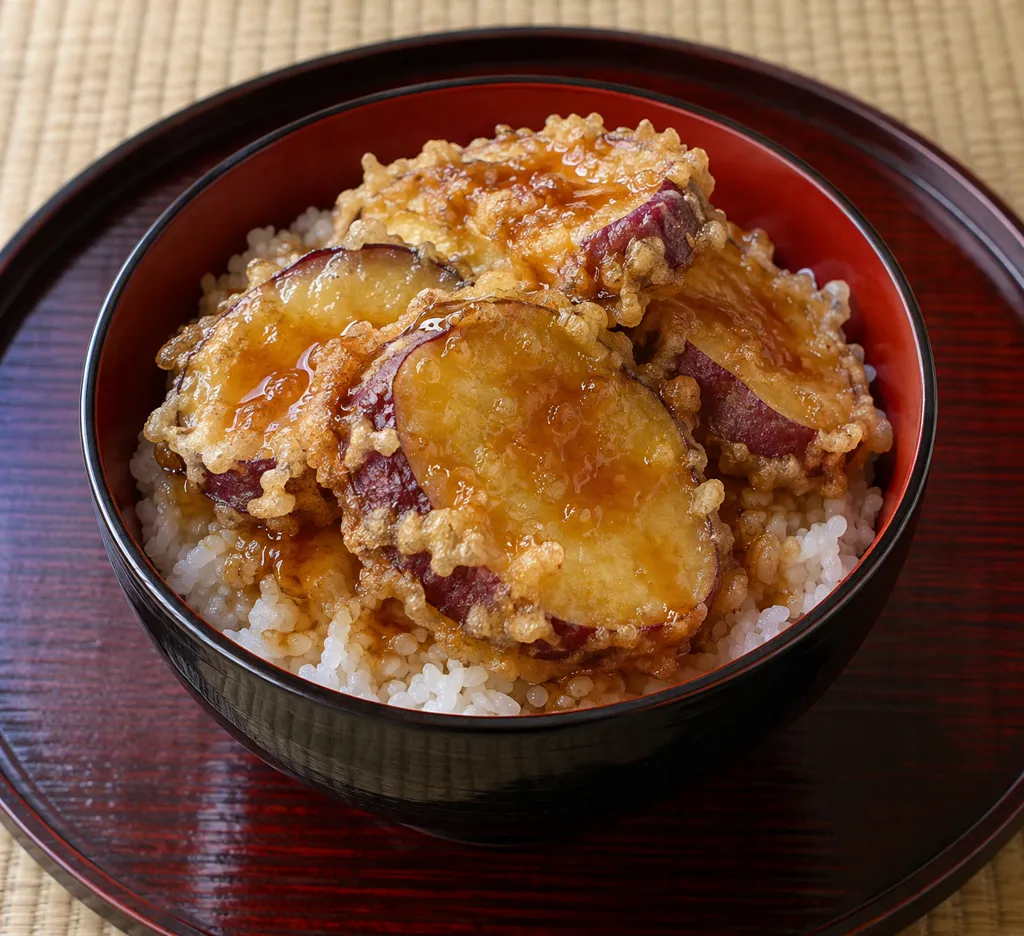 さつまいもの天丼の完成イメージ