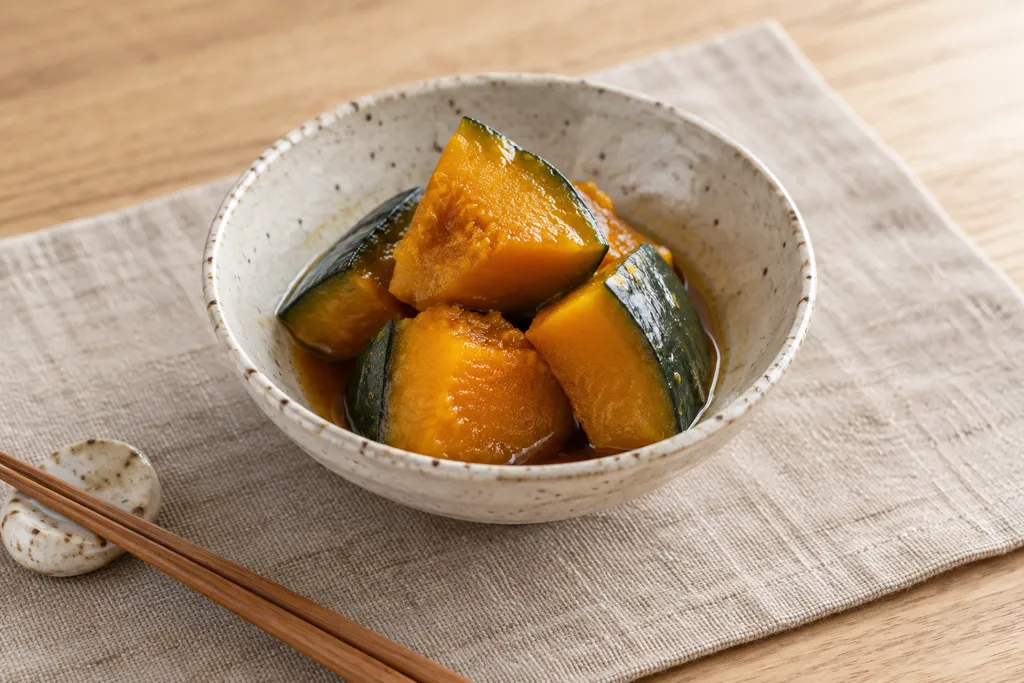 かぼちゃの甘だし含め煮の完成イメージ