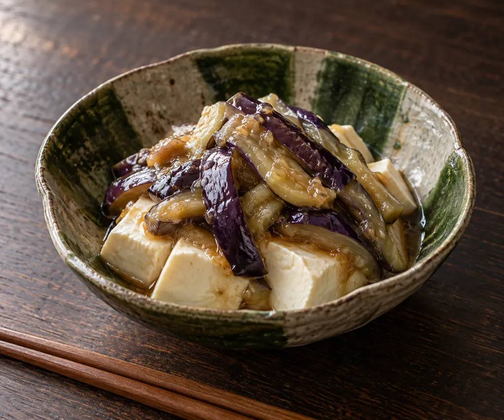 豆腐となすのしっとりサラダの完成イメージ