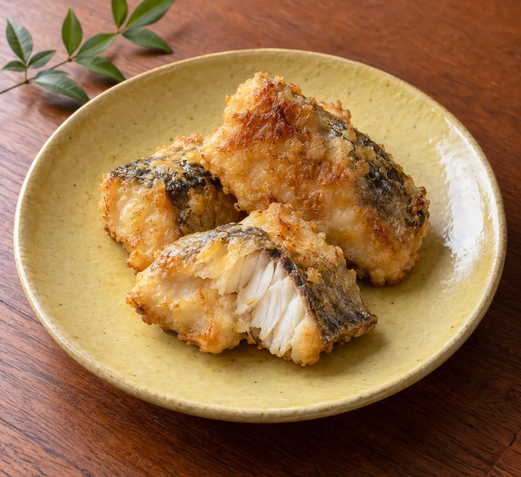 さわらのだし衣揚げ焼きの完成イメージ