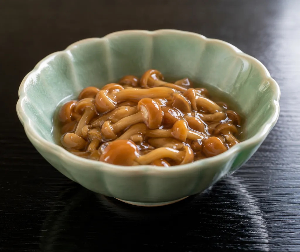 なめこの中華蒸しの完成イメージ