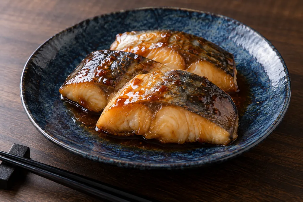 時短さわらと甘口だれの照り焼きの完成イメージ
