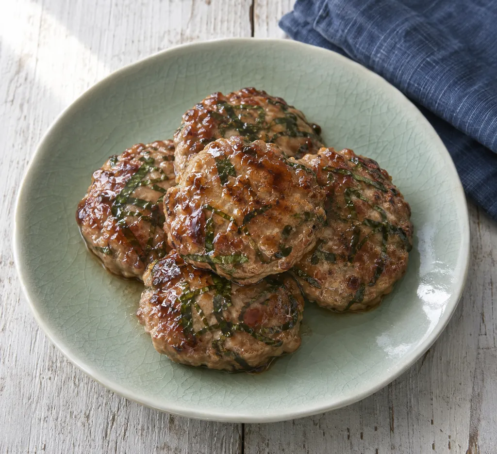 大葉の牛つくね焼きの完成イメージ