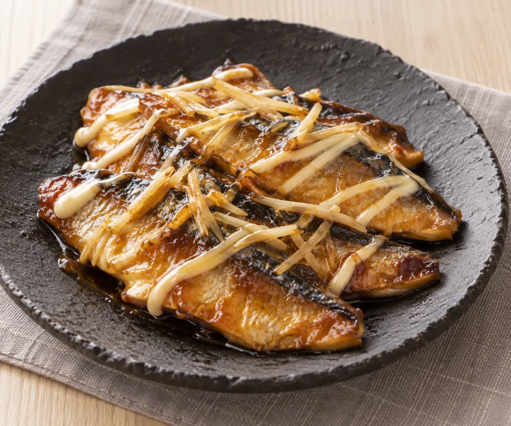 あじのしょうがマヨ照り焼きの完成イメージ