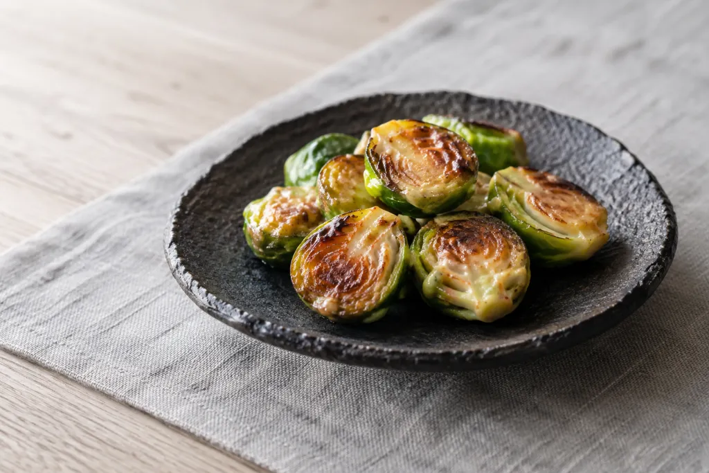 芽キャベツと味噌マヨのこんがり焼きの完成イメージ