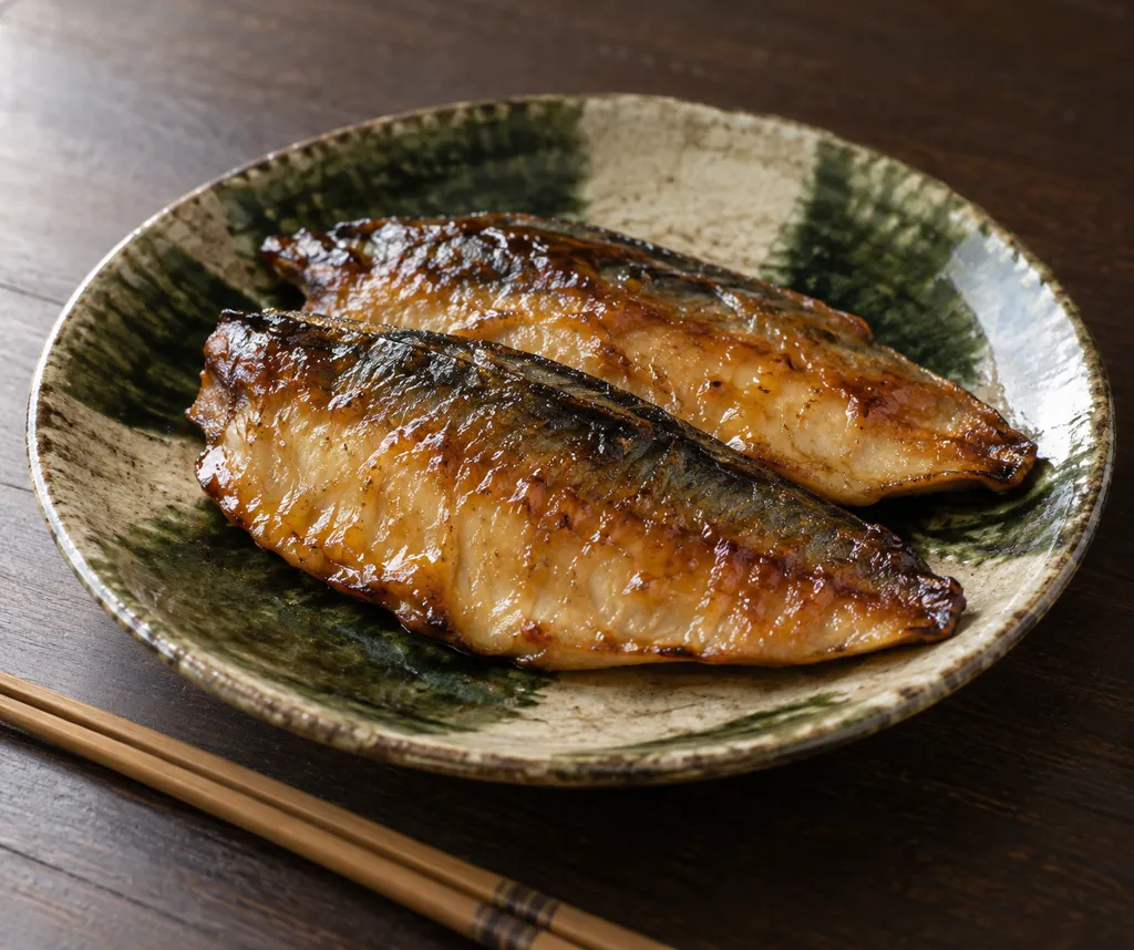 あじのしょうが味噌焼きの完成イメージ