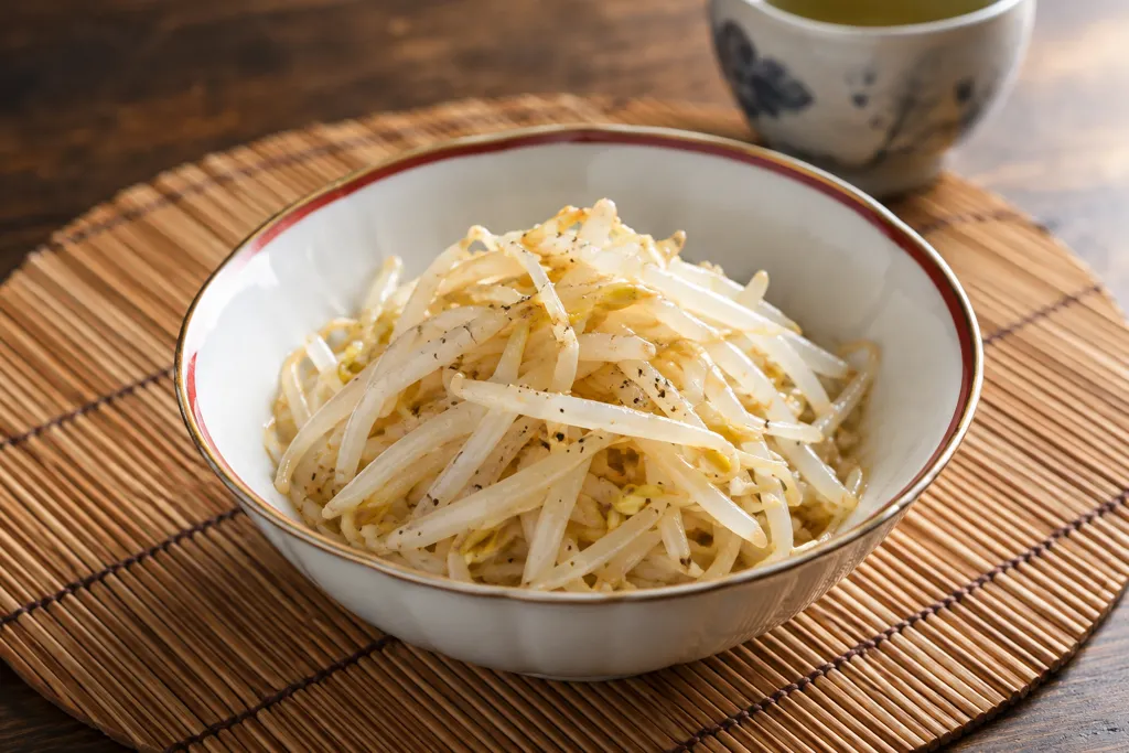 もやしの中華ごま油和えの完成イメージ