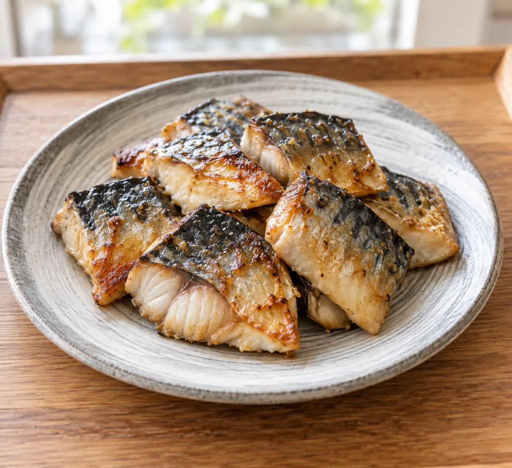時短さばのしょうが塩焼きの完成イメージ