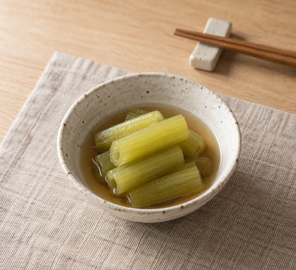 ふきの煮びたしの完成イメージ