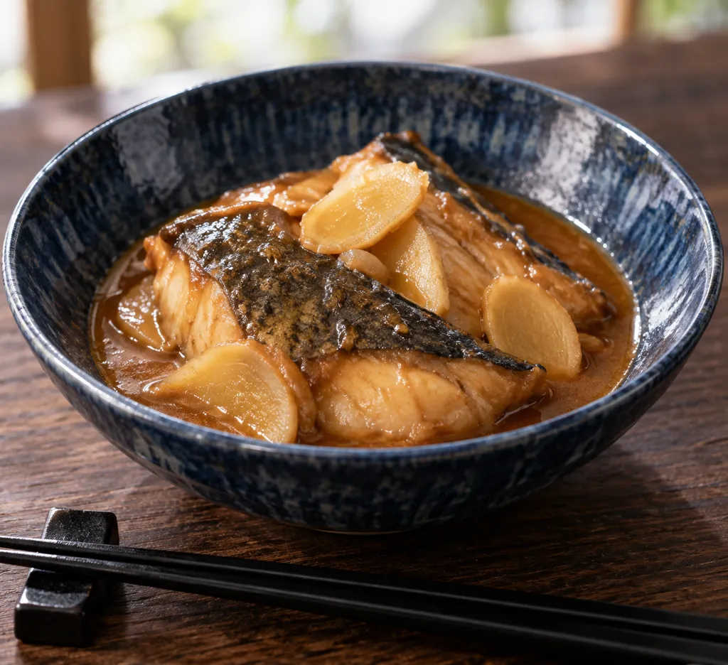 ほっけの味噌煮の完成イメージ