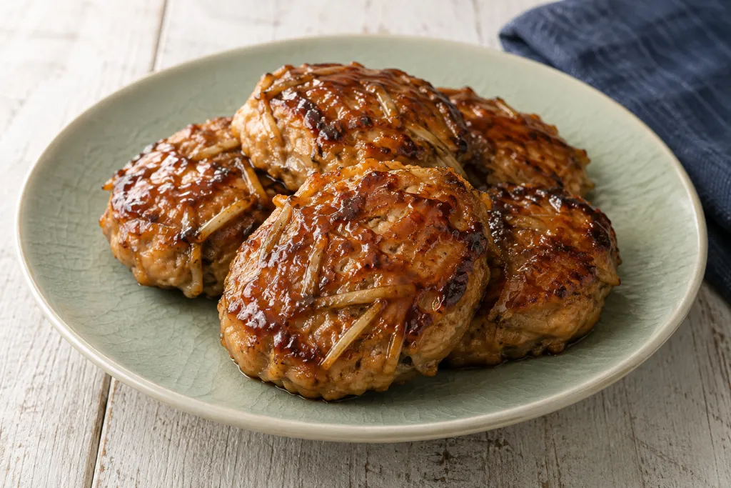 ごぼうの鶏つくね焼きの完成イメージ