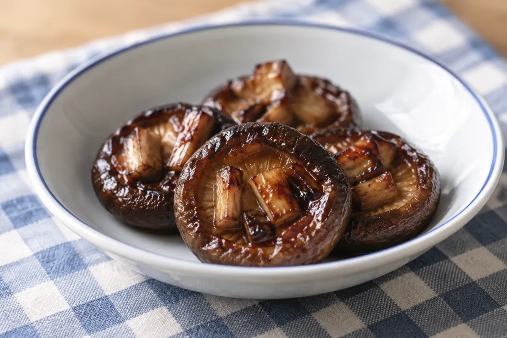 しいたけの田楽焼きの完成イメージ