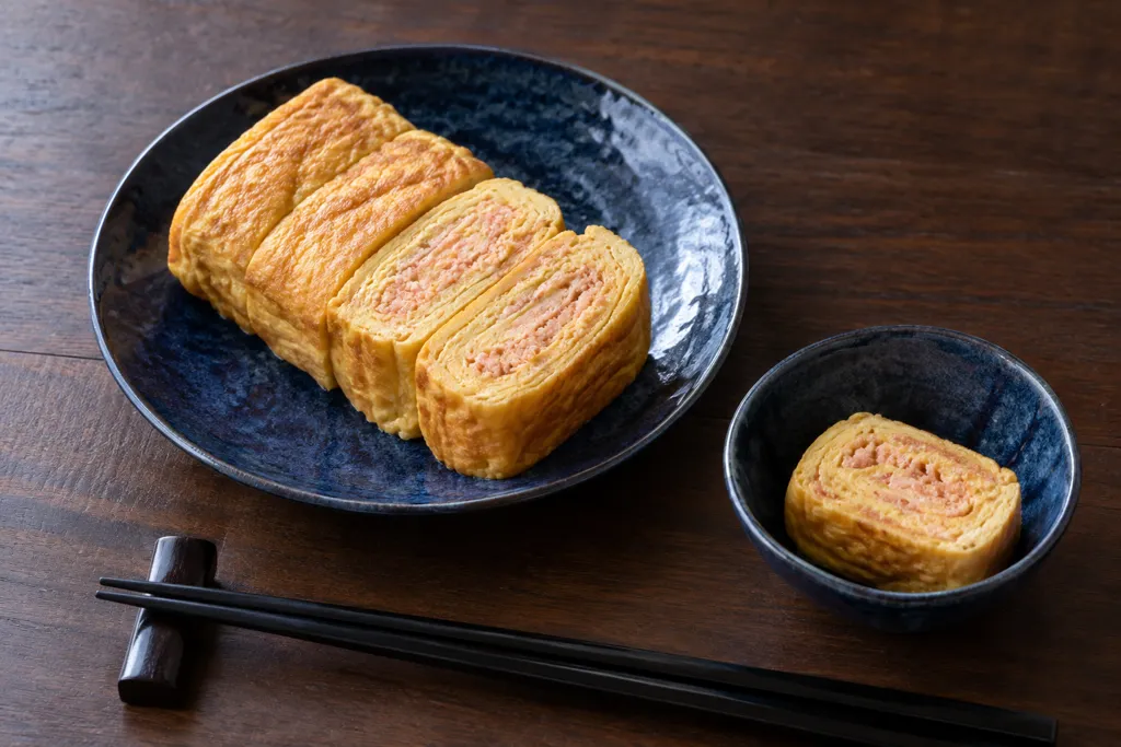 たらこ入り厚焼き卵の完成イメージ