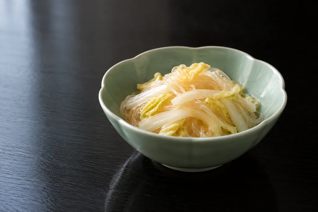 春雨と白菜の中華サラダの完成イメージ