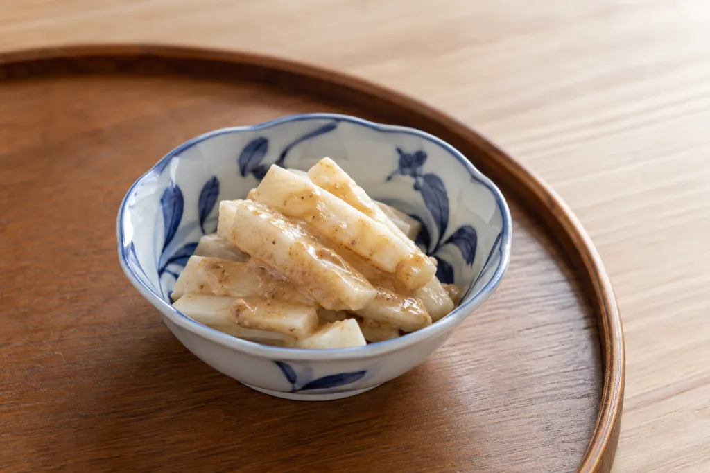 長芋のごま酢和えの完成イメージ