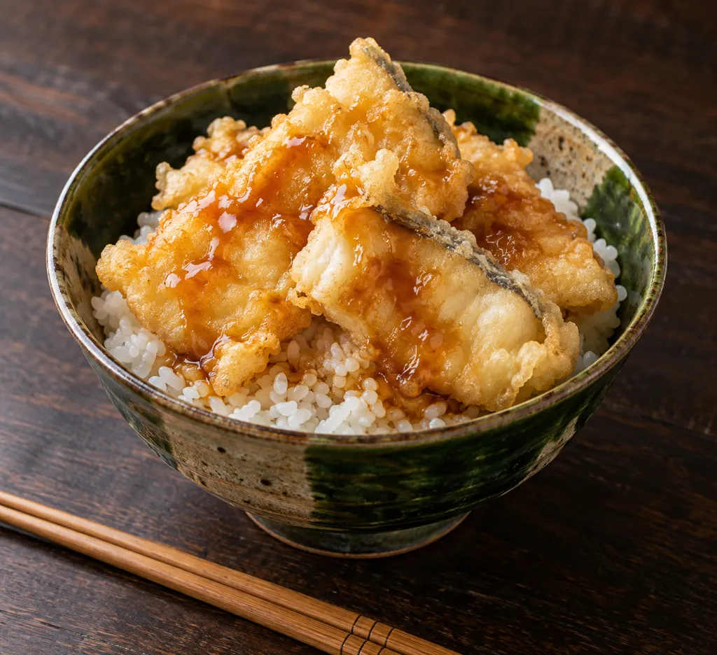 たらの天丼の完成イメージ