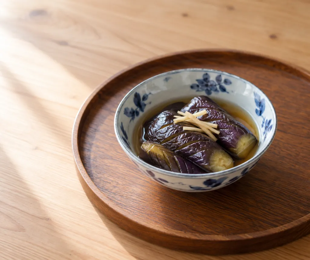 なすの煮びたしの完成イメージ