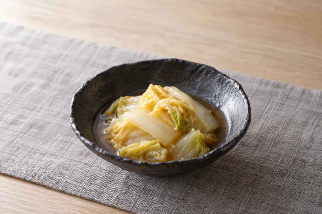 白菜の煮びたしの完成イメージ