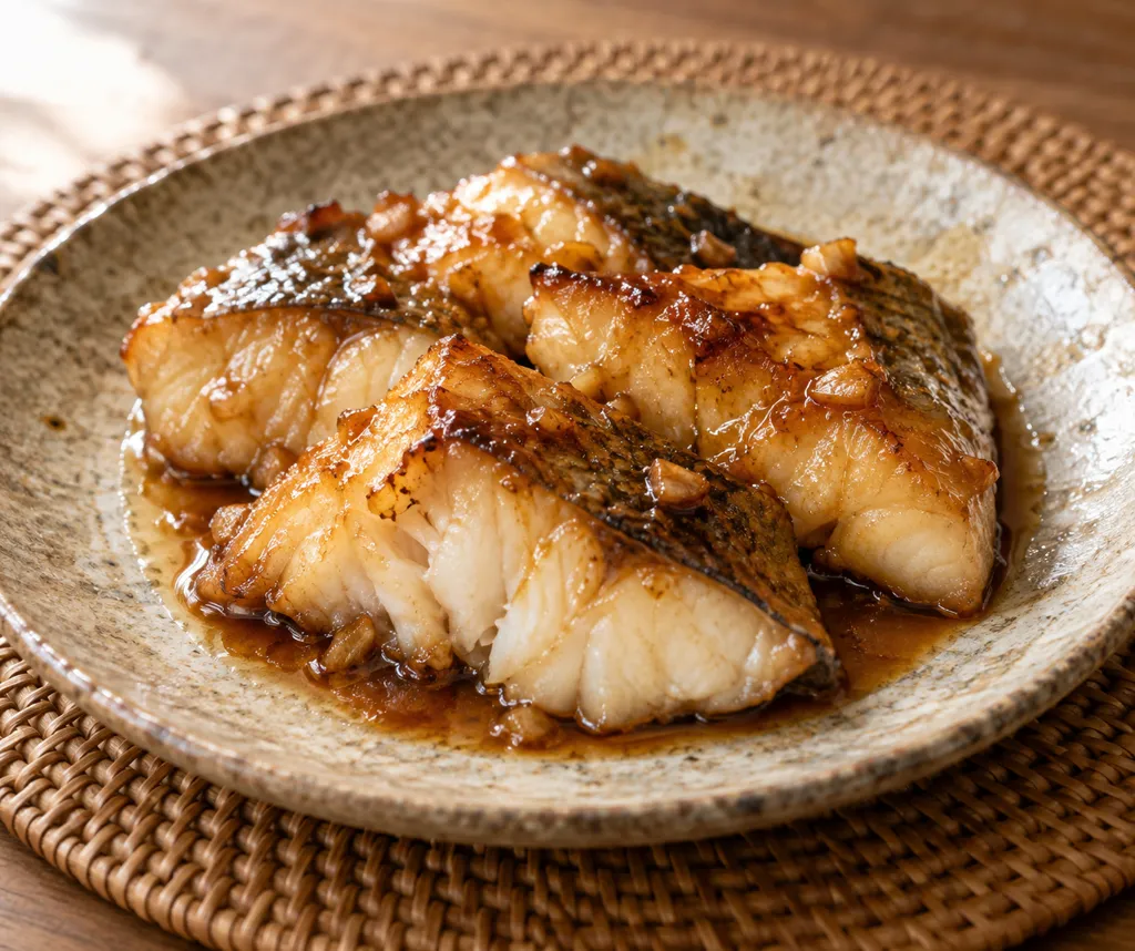たらのにんにく照り焼きの完成イメージ