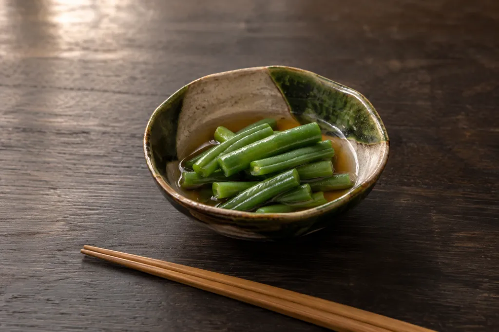 いんげんの煮びたしの完成イメージ