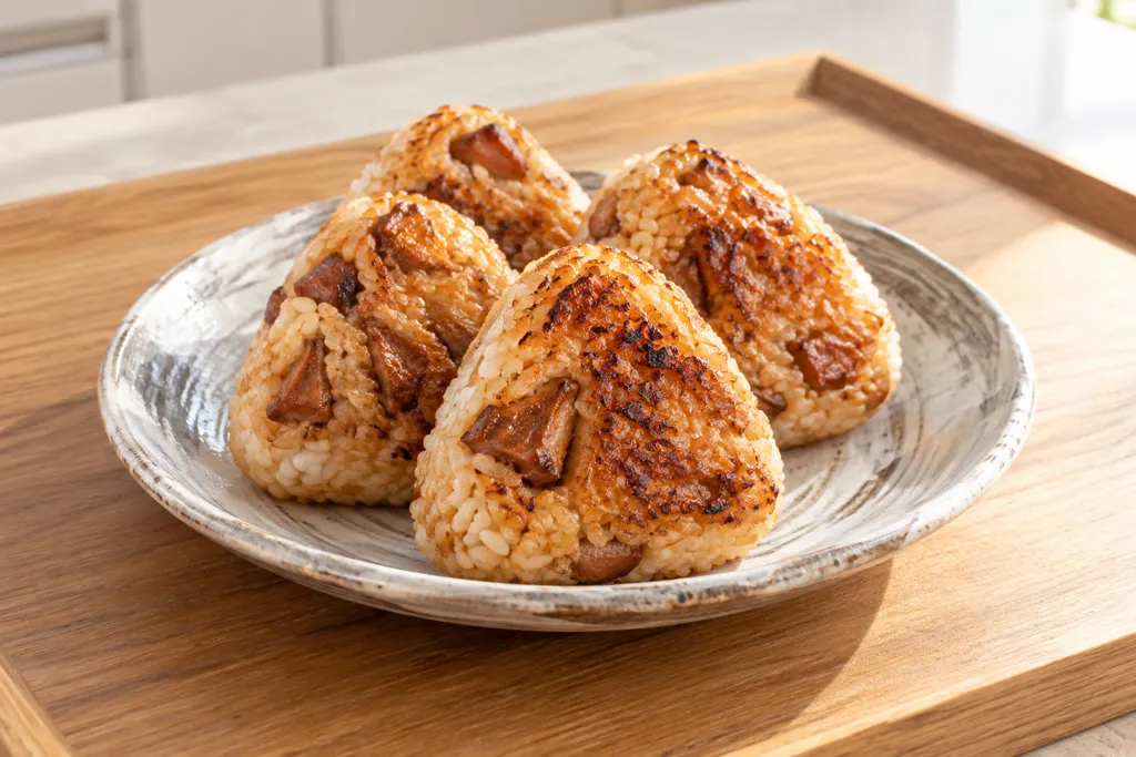 焼き鳥の焼きおにぎりの完成イメージ