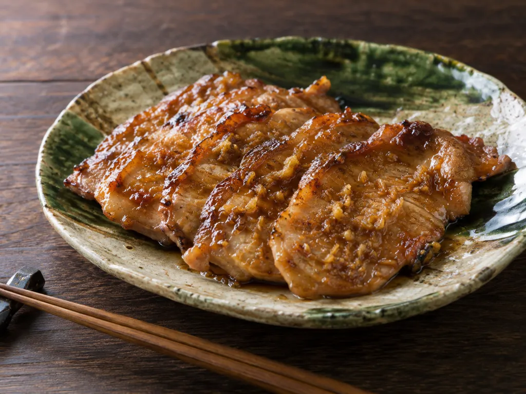 豚ロースのしょうが味噌焼きの完成イメージ