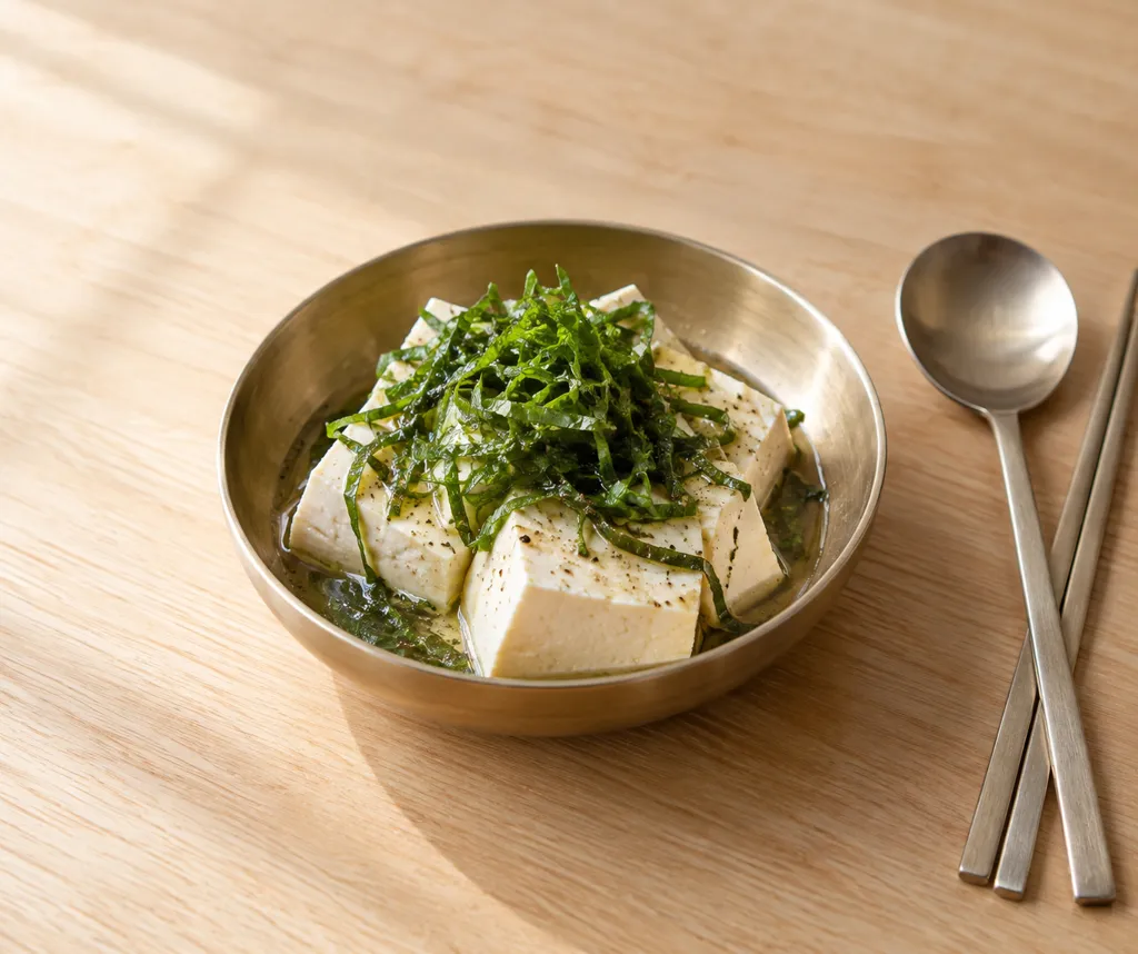 豆腐と大葉のタイ風サラダの完成イメージ