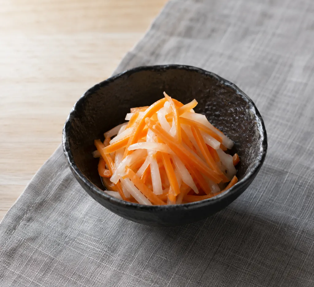 にんじんとかぶのなますの完成イメージ